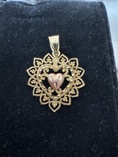 14 Kt Black Hills Gold Heart