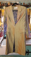 Vintage Early Patsy Seddon England (Phase Eight) Designer Evening Fitted Coat 12