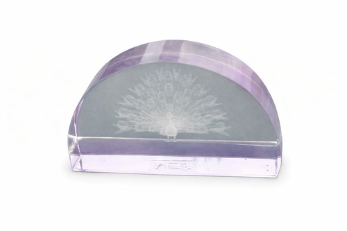Leonardo laser art crystal - leonardo,
