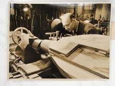 Man Worker Lathe Wooden
