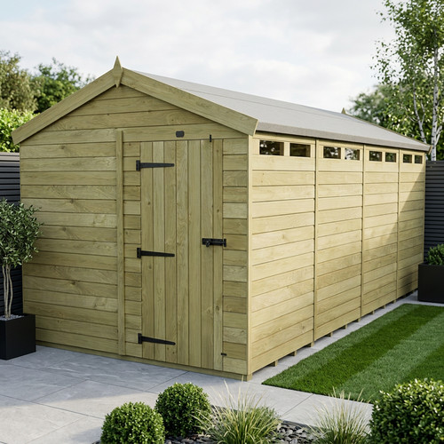 Security apex shed - security, single