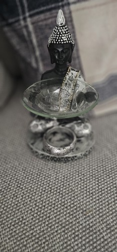 Buddha silver black - buddha,
