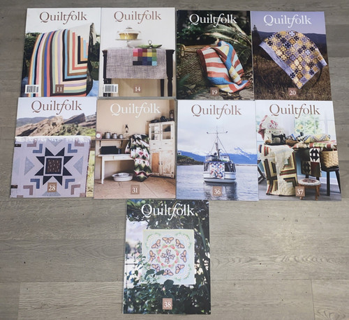 Quiltfolk magazines lot - quiltfolk,
