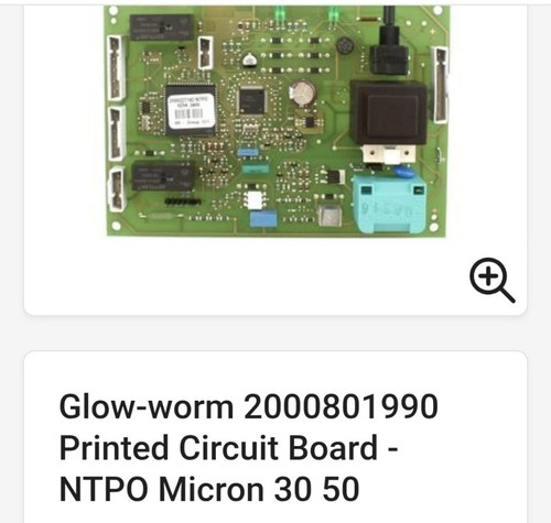 Glow worm 2000801990 pcb - 2000801990,