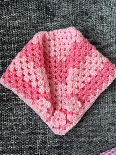 Hand crocheted dolls - crocheted, blanket