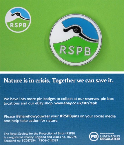 Rspb pin badge - pin, niic