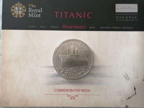 Commemorative medal titanic - commemorative, medal.