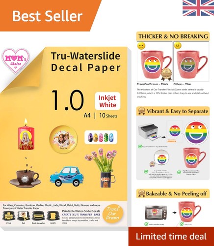 Water slide decal - slide,