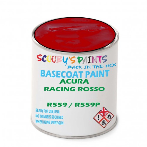 For acura racing rosso - acura, paint
