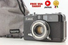 Black All Works! [ MINT w/ Case ] Canon Demi EE17 Half Film Camera From JAPAN