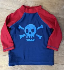 Mini Boden Pirate Swimming UV Sun Protection Rash Vest - Size 3-4 Years