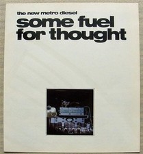 ROVER METRO DIESEL Car Sales Leaflet 1993 #4328