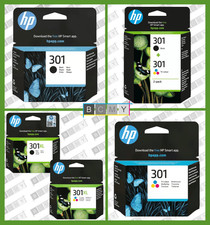 Original HP 301 + XL Black and