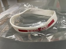 10x England Wristband Silicone Football Rugby Supporter Gift St George's X Flag