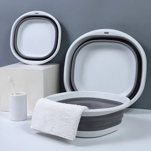 Portable wash tub - -, folding
