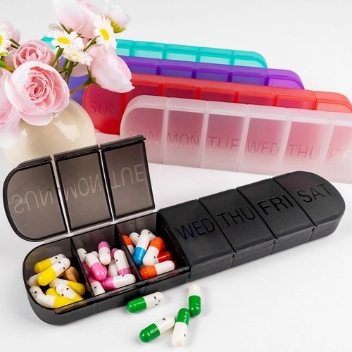Weekly pillbox mini portable - weekly,