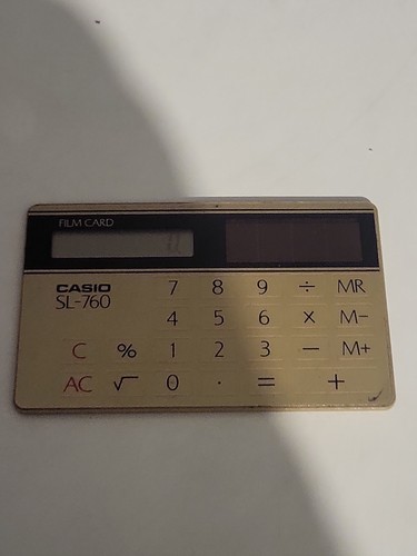 Vintage casio 760 gdb - vintage, sl-760