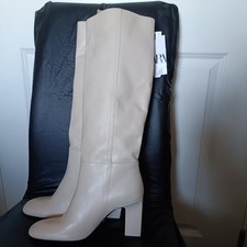 Zara Cream Knee High Square