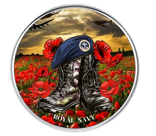 Royal navy remembrance beret - royal,