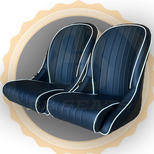 Pair vintage bucket seats - pair,
