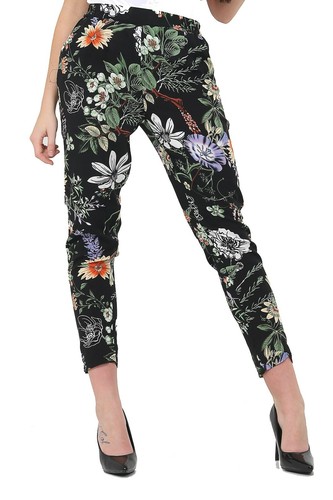 Ladies floral print plain - ladies,