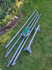 TP metal single swing with green seat