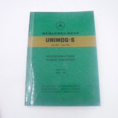 Mercedes benz unimog typ - mercedes-benz, 404