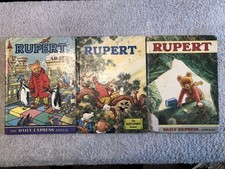 Rupert The Bear The Daily Express Annuals 1971 1973 1977