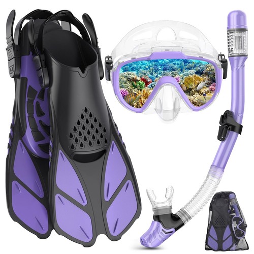 Lealinga adult dry snorkel set - dry,