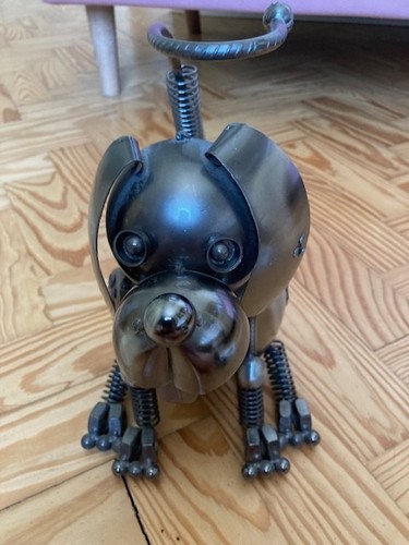 Novelty metal dog wine bottle - novelty,