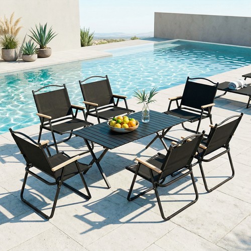 Folding camping table - folding,