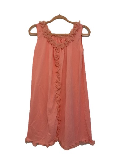Vtg babydoll ruffles nightgown - vtg,