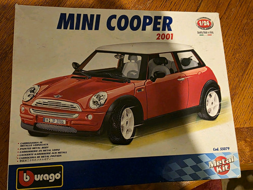Bburago mini cooper - mini, 1:24