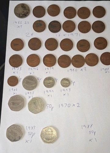 Selection old irish - selection, coins