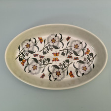 Portmeirion Large Oval Roasting Dish Gum Rockrose & Butterflies