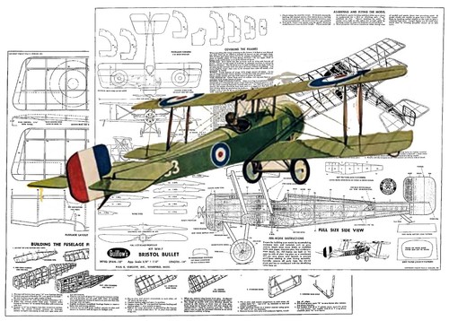 Guillows model airplane plans - model,