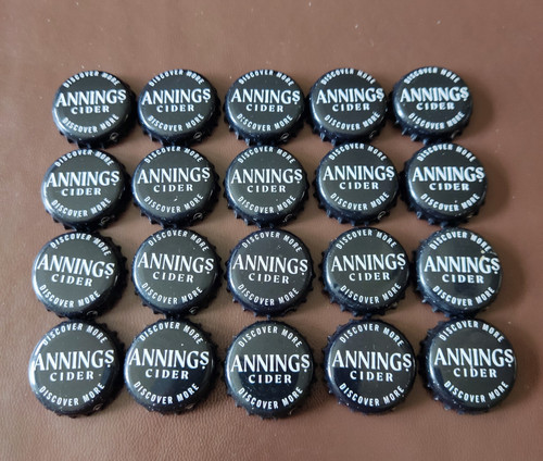 Annings cider bottle - annings, top