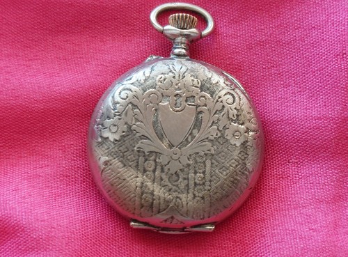 Antique metal blanc pocket - metal,