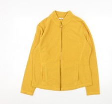 Tu Womens Yellow Fleece Zip