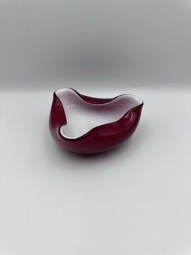 Vintage biomorphic art glass - art,