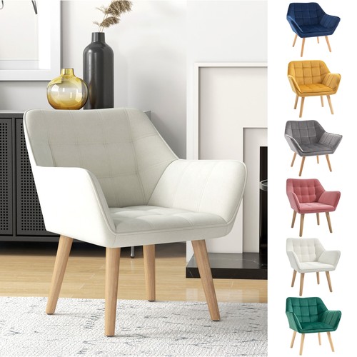 Luxe velvet feel accent chair - luxe,