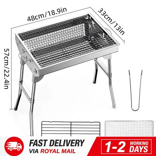 Folding bbq charcoal barbecue - bbq,