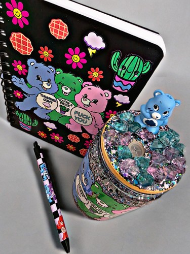 Funny bear glitter - funny, globe