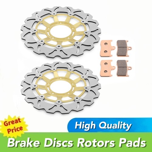 Front brake discs rotors pads - front,