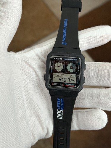 Rare vintage casio twin - vintage,