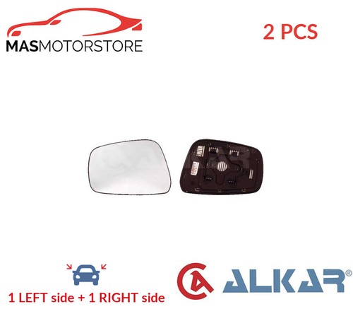 Rear view mirror glass pair - rear,