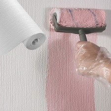 White Blown Vinyl Wallpaper