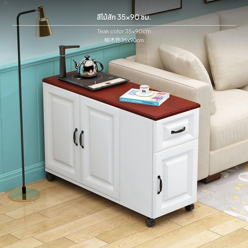 Scandinavian slim side table - side,