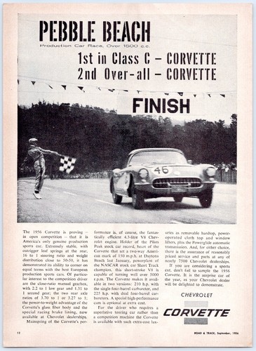 1956 chevrolet corvette - 1956, c1