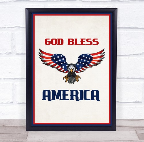 God bless america bald - bless,